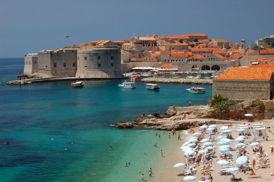 Napos nyári nap Dubrovnikban online puzzle