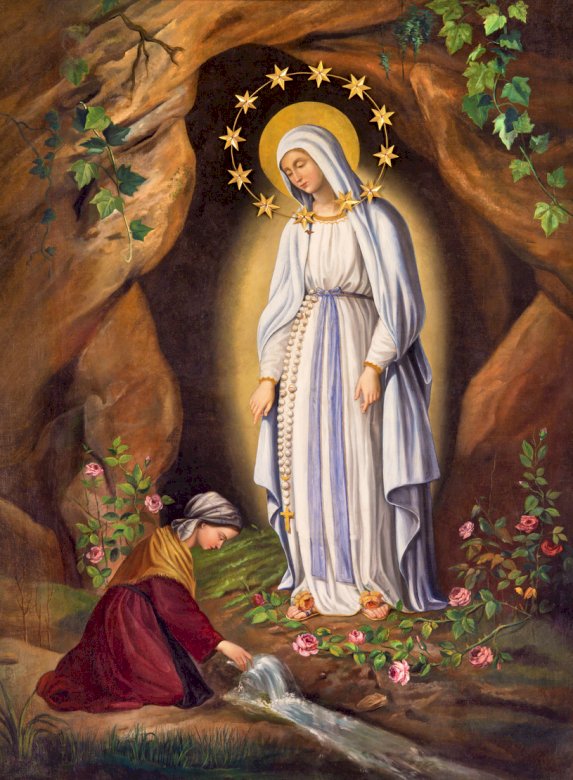 Дева Мария от Лурд онлайн пъзел