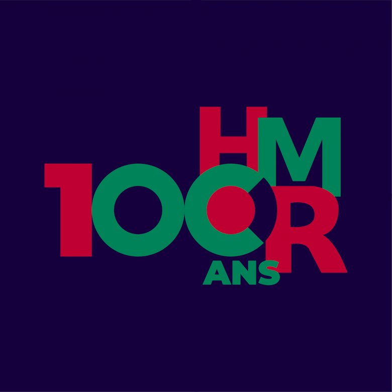 HMCR 100 години лого - 2020 година онлайн пъзел