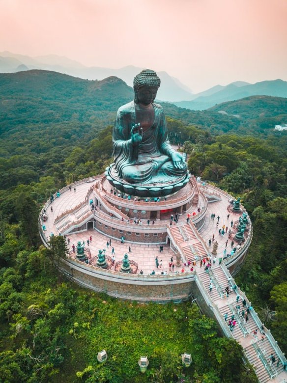 Statuia lui Buddha așezată puzzle online