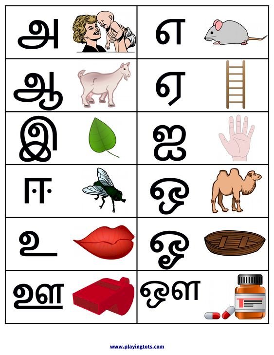 Tamil yelutukal online puzzle