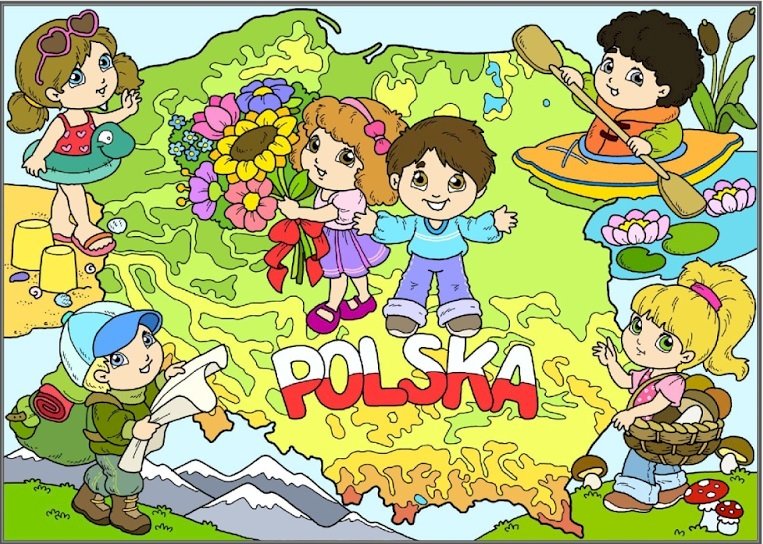Пъзел карта на Полша онлайн пъзел
