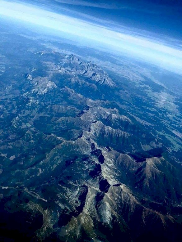 Vista aérea de las montañas Tatra rompecabezas en línea