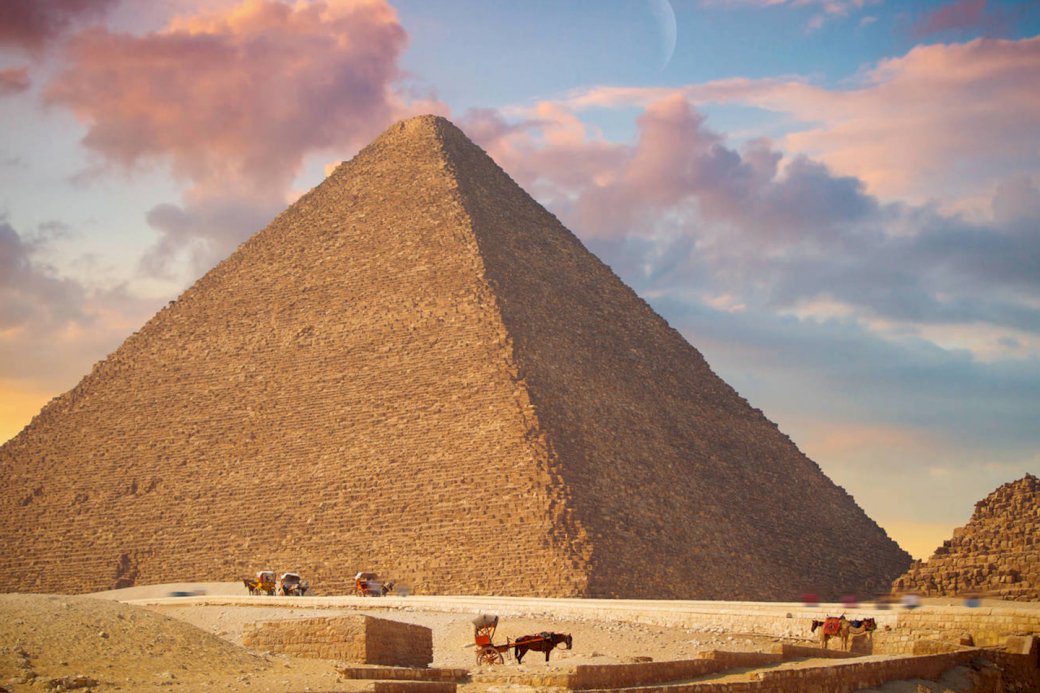 Pyramiderna pussel på nätet