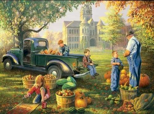 Herfst oogst. online puzzel