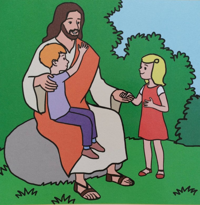 Jesús escucha a la gente rompecabezas en línea