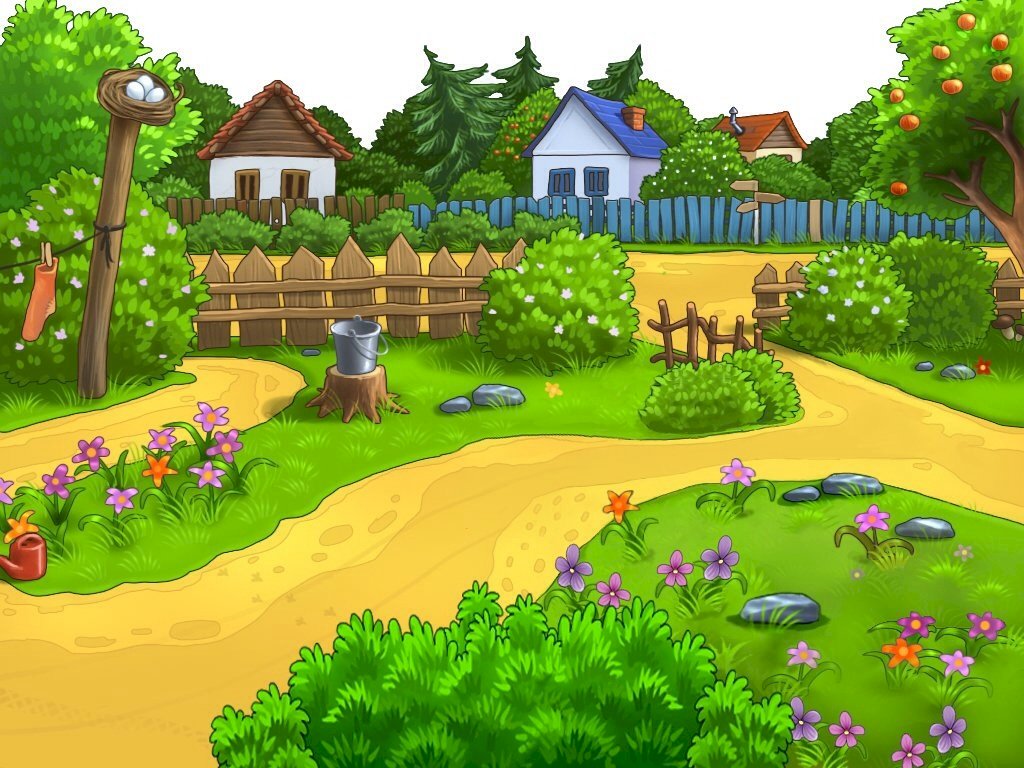 Landelijke tuin legpuzzel online