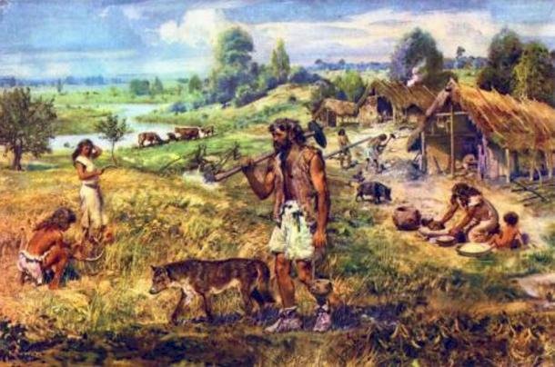 Puzzle neolitického farmáře skládačky online