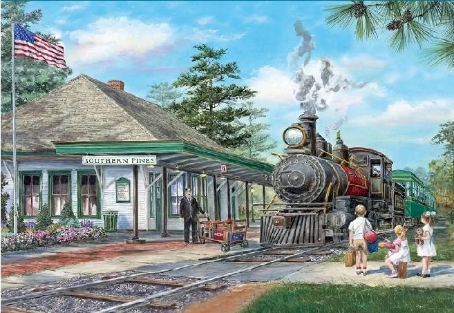 On station jigsaw puzzle online