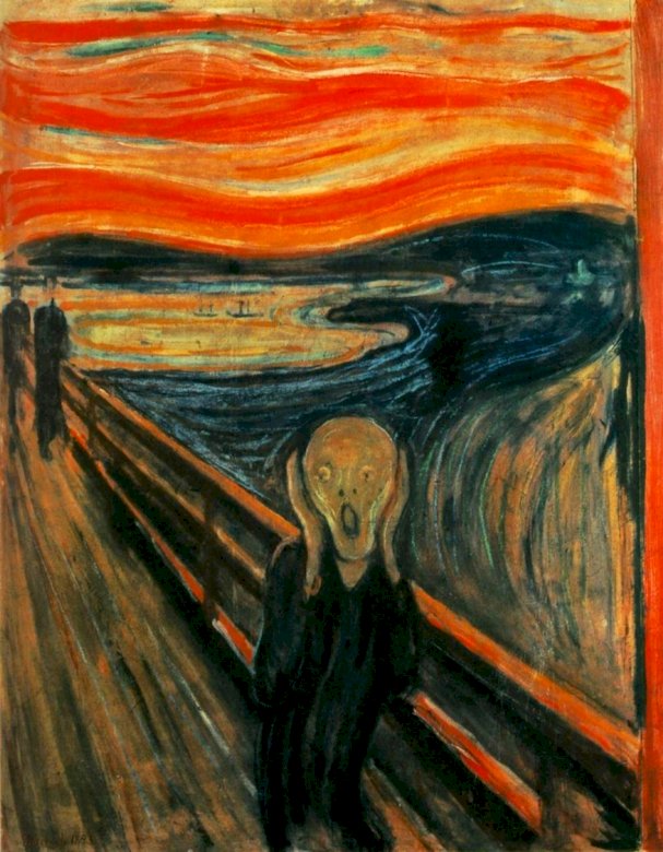 Edvard Munch - Κραυγή παζλ online