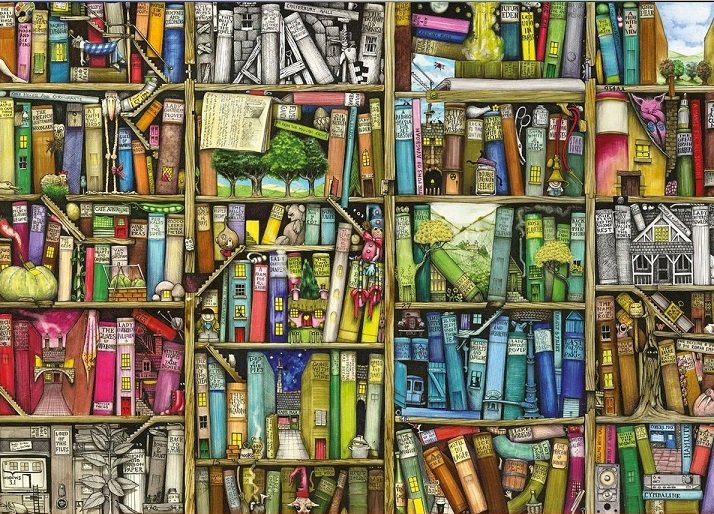 Bibliothèque. puzzle en ligne