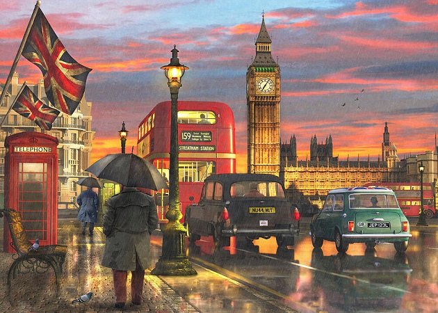 Paesaggio di Londra. puzzle online
