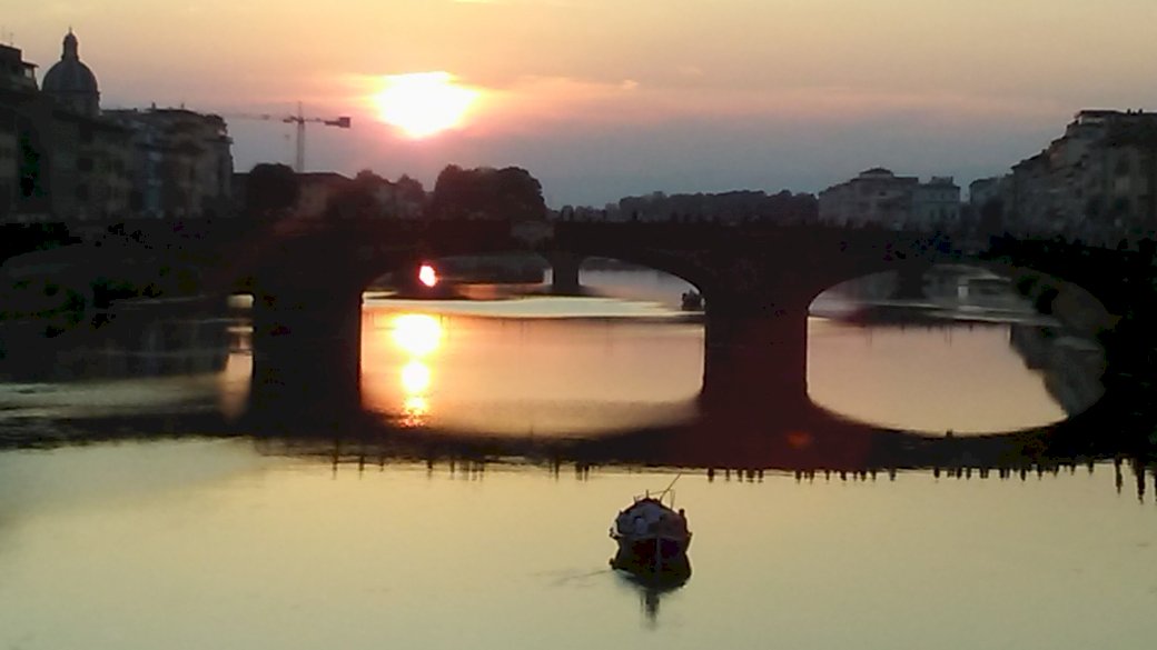 Ηλιοβασίλεμα στη Φλωρεντία online παζλ