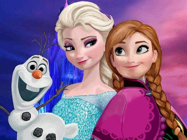 Elsa a Anna online puzzle