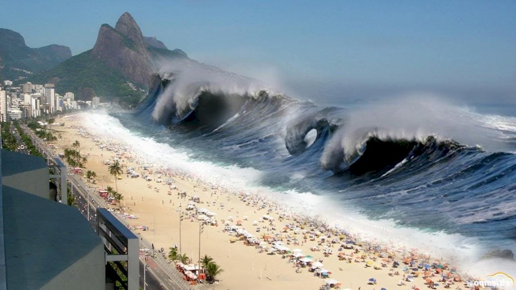 Tsunami große Welle Puzzlespiel online