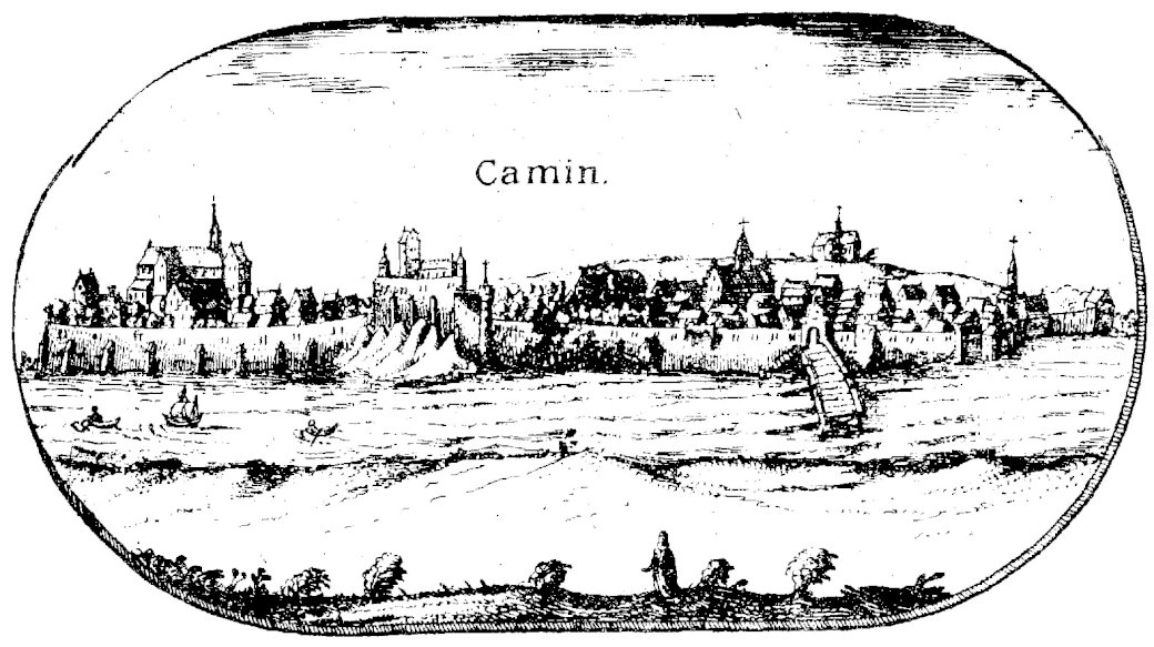 Panorama de la pierre de Poméranie à partir de 1618. puzzle en ligne