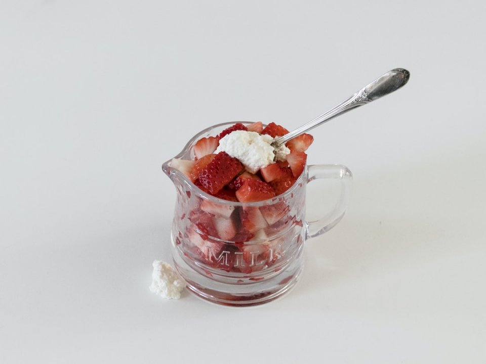 Čerstvé jahody skládačky online