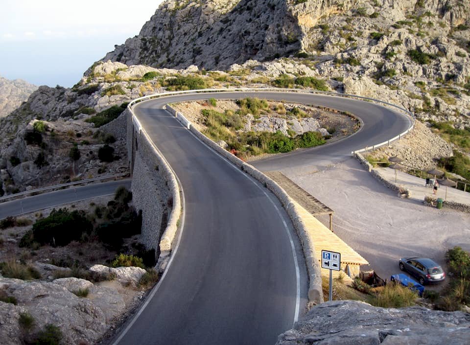 Ο δρόμος Sa Calobra Mallorca παζλ online