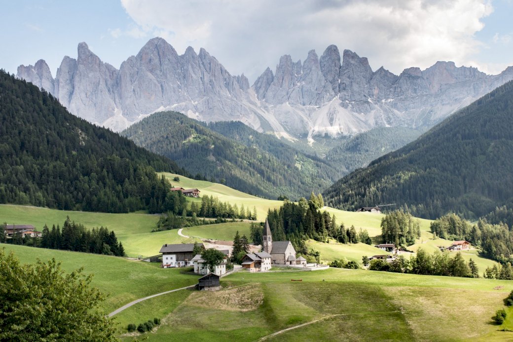Доломітові Альпи в Італії пазл онлайн
