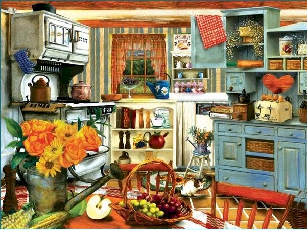 Interior. Cozinha. quebra-cabeças online