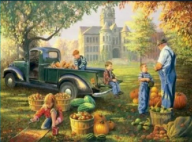 Herfst oogst. legpuzzel online