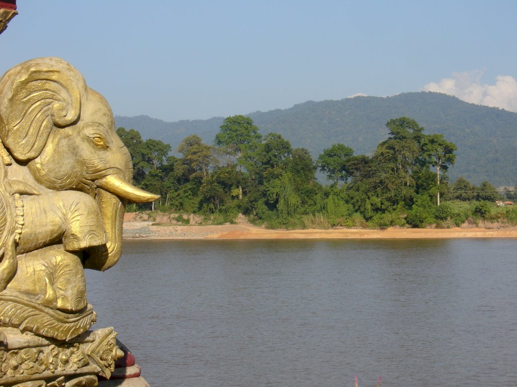 the gold triangle, Mekong river jigsaw puzzle online
