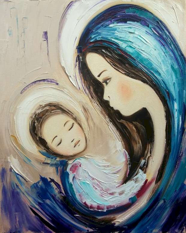 Anyák közül a legjobb Szűz Mária kirakós online