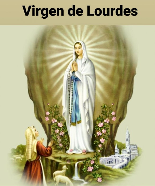 Virgin of Lourdes online puzzle