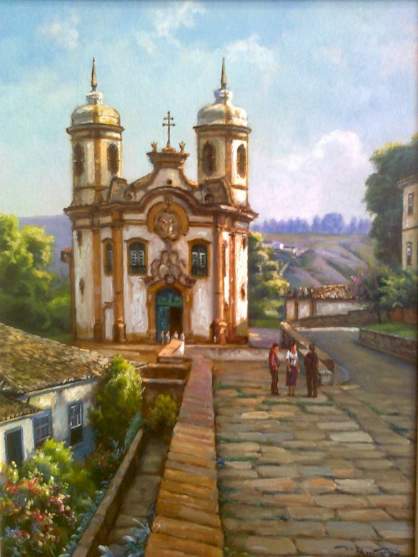 Iglesia San Francisco, Ouro Preto puzzle en ligne