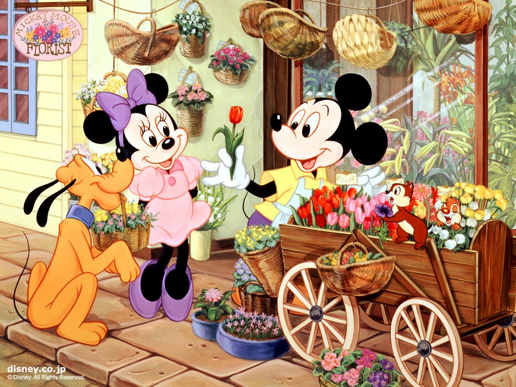 Mickey Mouse Springtime online puzzle