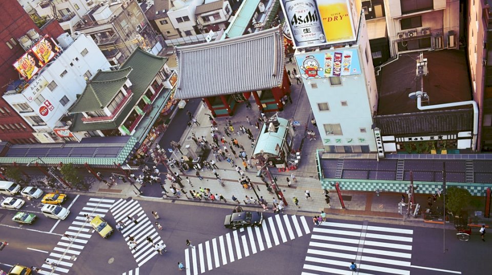 Straßenleben Tokio Puzzlespiel online