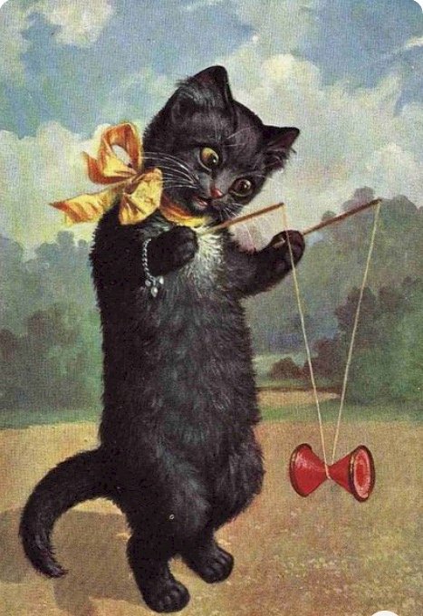 kočka hraje jojo rompecabezas en línea