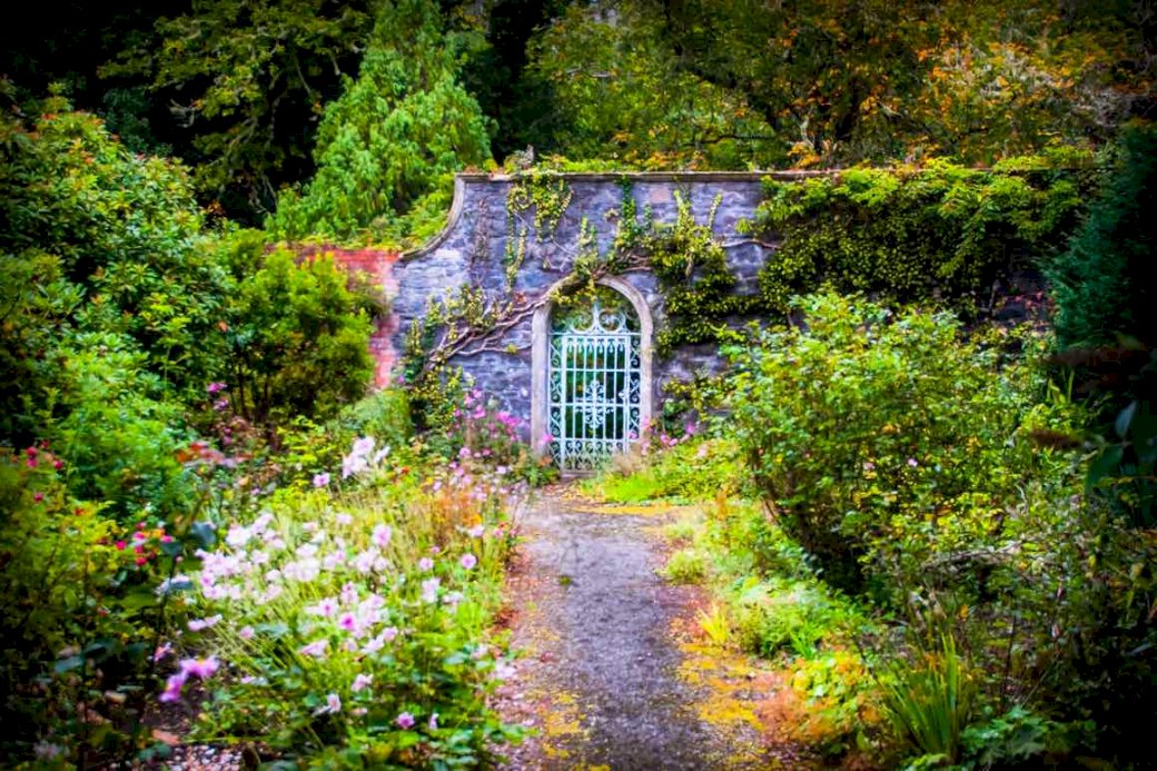 Um portão para um jardim secreto puzzle online