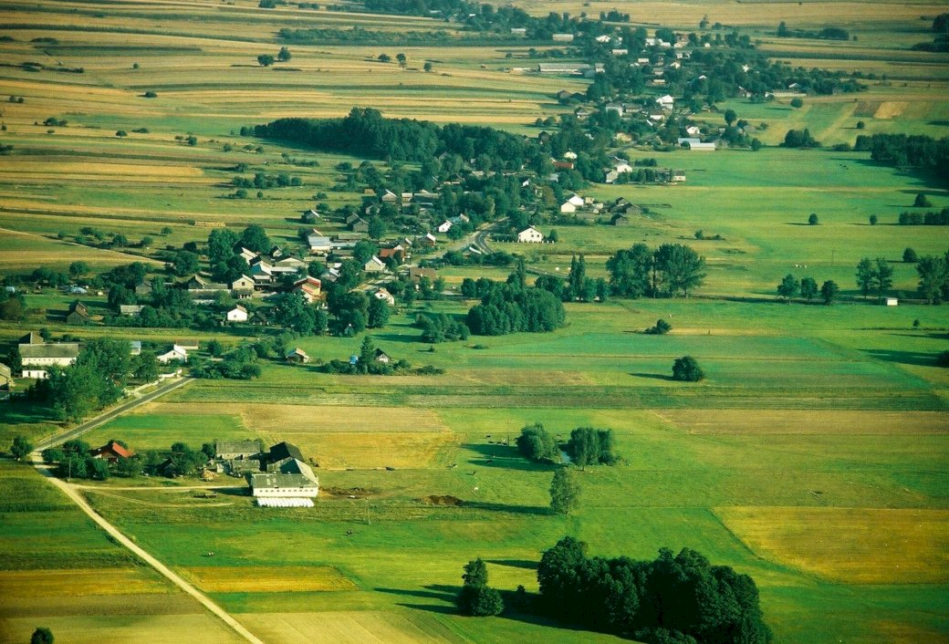 Polnische Landschaft - Tiefland Online-Puzzle