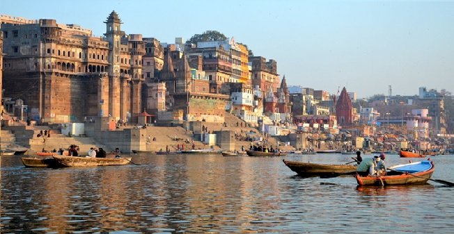 Varanasi Ghat pussel på nätet