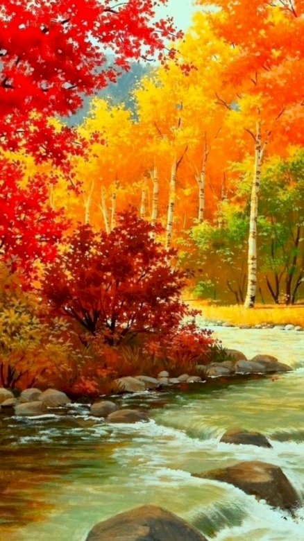 Autumn landscape online puzzle