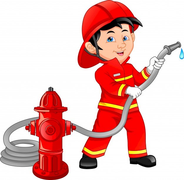 професія - пожежник онлайн пазл