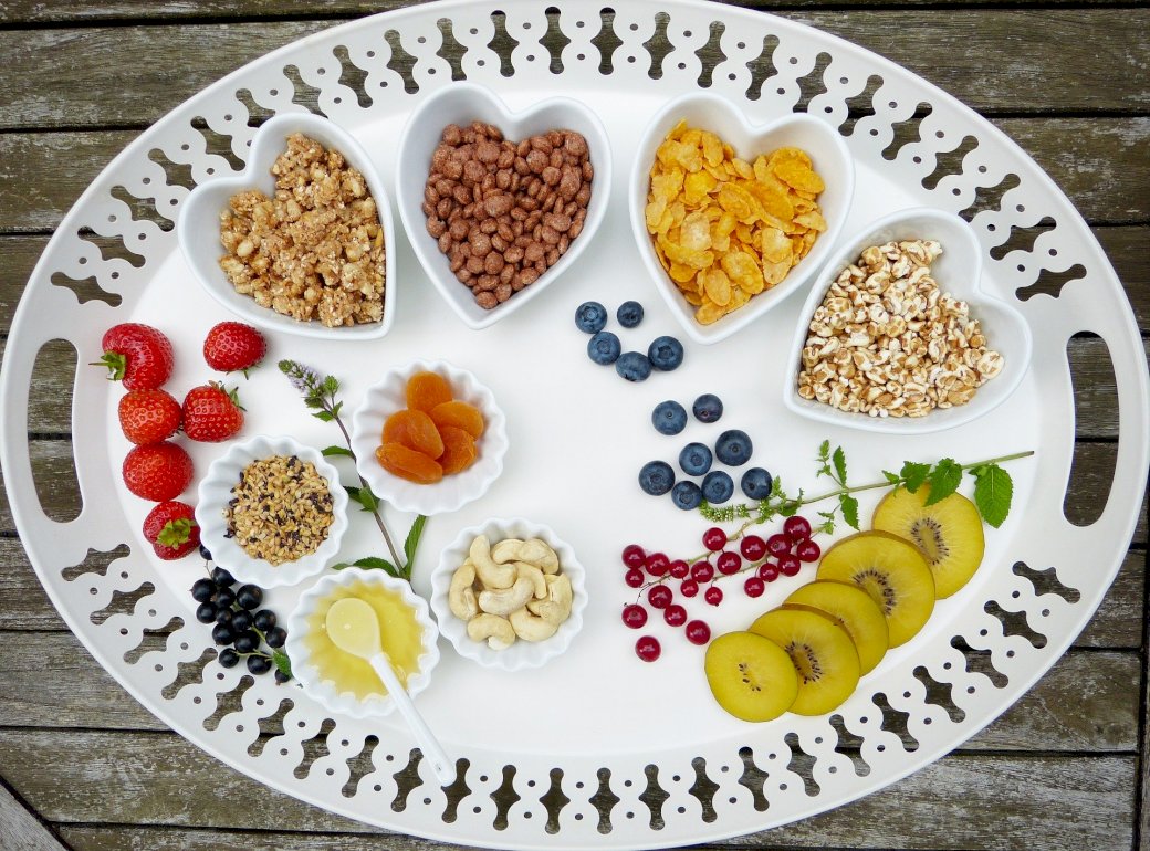 Um prato cheio de vitaminas puzzle online