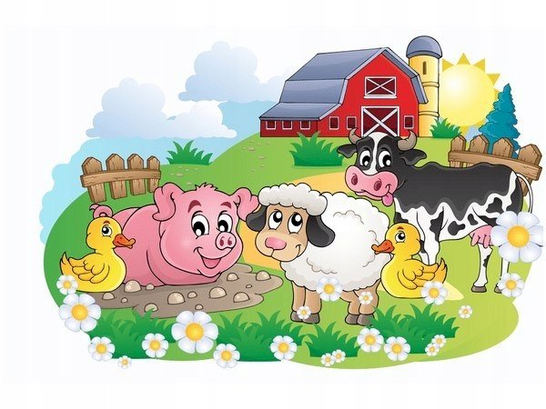 Dieren op het platteland online puzzel