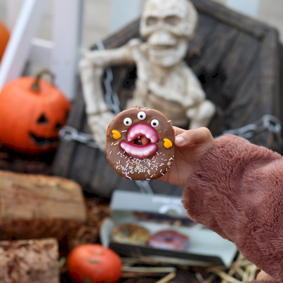 #halloween #donuts онлайн пъзел