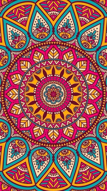 Mandala colorida quebra-cabeças online