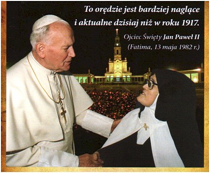 Ο John Paul II και η αδελφή Łucja online παζλ