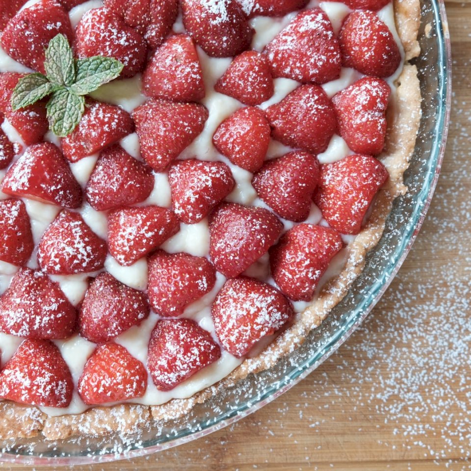 Домашен ягодов тарт онлайн пъзел