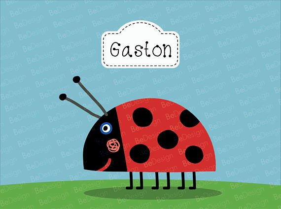Gastón, a joaninha. puzzle online