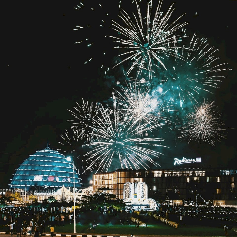 Fireworks för nyårsfirande Pussel online