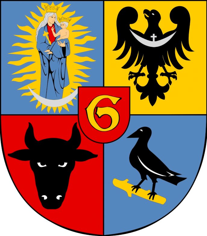 Escudo de armas de la ciudad de Głogów rompecabezas en línea