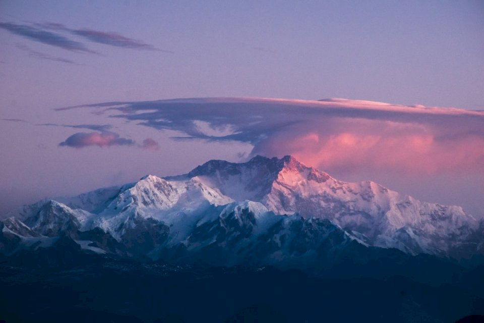 Κορυφή Kanchenjunga - Υψηλότερη online παζλ