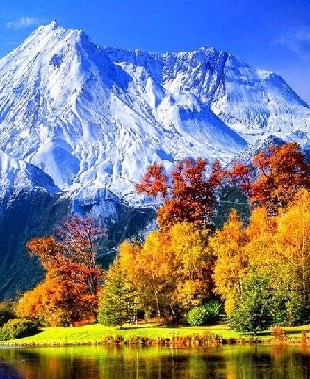 Autumn in the mountains. online puzzle