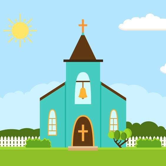 カラフルな教会 オンラインパズル