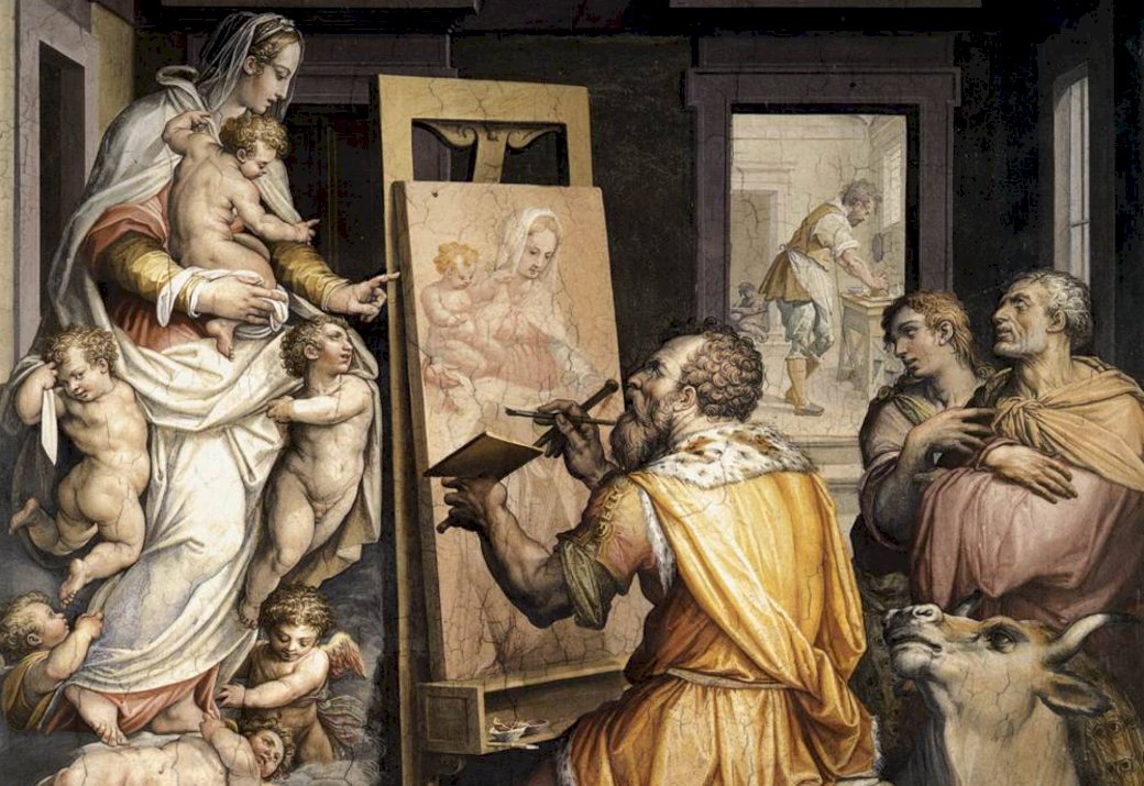 «San Lucas pintando a la Virgen rompecabezas en línea